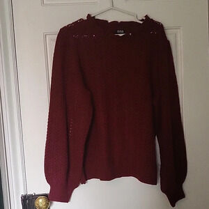 ANA Crochet Knit  Sweater